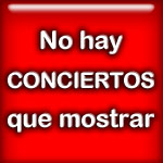 No hay conciertos que mostrar